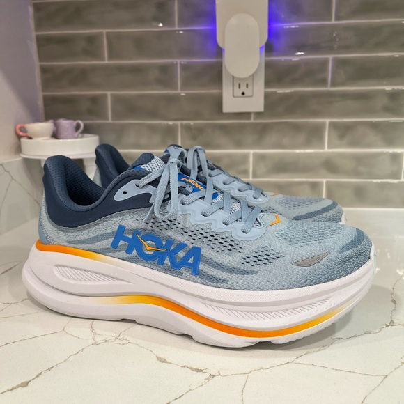 Hoka Other - Hoka Bondi 9 Running Shoes. Men’s Size 10.5D Color Drizzle / Downpour